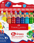 Grippy Jumbo Buntstifte 16er Set mit Spitzer (ab 2 Jahren)