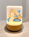 LEDTouch Nachtlicht Baufahrzeuge"360° Druck"