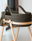 2 in 1 Babywiege & Beistellbett Olive