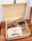 Ausmalbox Katzen - Geschenkbox befüllt
