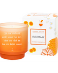 AVA & MAY Duftkerze – Summer Spritz 200 g – personalisiert mit Gravur