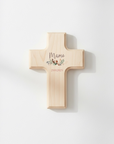 taufkreuz holz wand personalisiert