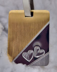 Edelstahlkette mit Herzmotiv