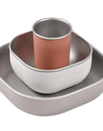 Edelstahl Lunchset Terracotta