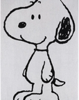 Vossen Strandtuch Snoopy - 100cm x 180cm - personalisierbar mit Stick