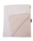 Babydecke - 80x100 cm - Jersey Melange Beige - Mussellin Teddy
