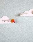 Wolkenregal Weiss mit 3D Namen