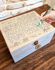 Ausmalbox ABC - Geschenkbox befüllt