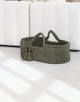 2 in 1 Babywiege & Beistellbett Olive