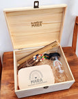 Ausmalbox Regenbogen - Geschenkbox befüllt