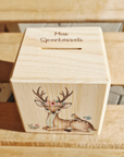 Holzspardose Waldtiere