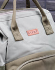 Wickelrucksack Olive Polyester aus recyceltem PET