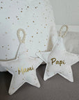 Familien - Kissen mit Wunschstern 65 x 65cm – personalisiert mit Sternzeichen & Namen