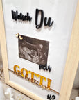 Bilderrahmen Wetsch Du mis Gotti?