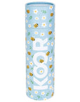 Verpackung von Hellblauen Koor Trinkflasche Api 500ml personalisierbar mit Namen für Kinder