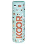 Verpackung von Grünen Koor Trinkflasche Gatti 500ml personalisierbar mit Namen für Kinder