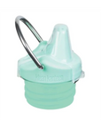Türkise verschlusskappe der Klean Kanteen Kinder Trinfflasche
