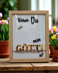 Bilderrahmen Wetsch Du min Götti si?