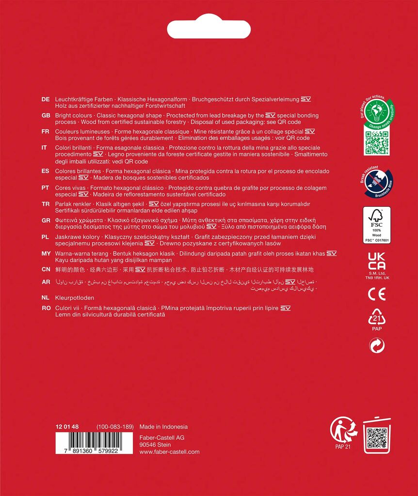 faber-castell buntstifte 48er kartonetui