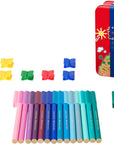 Connector Filzstift Reiseköfferchen (40 Farben, personalisiert)