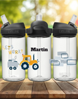 Camelbak Kinder Trinkflasche Traktor und Anhänger mit Namen 0,4l