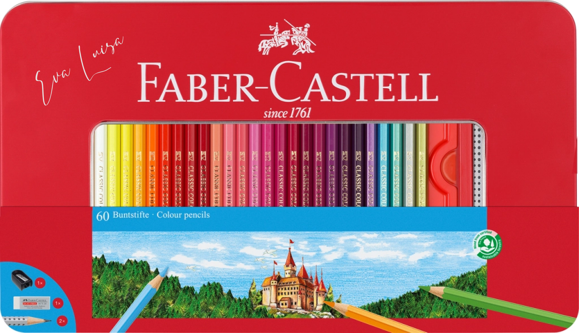 faber castell colorbuntstifte personalisiert