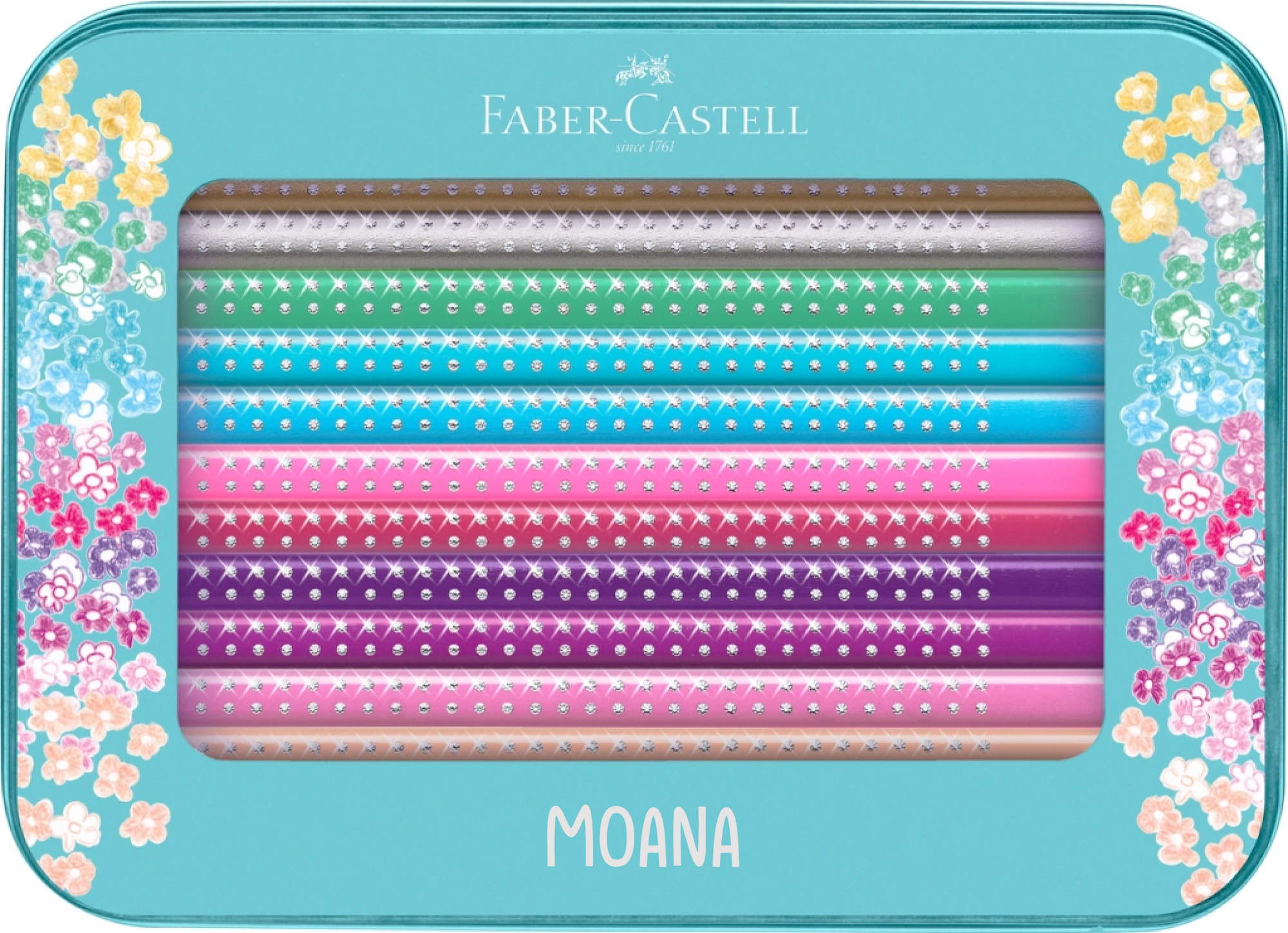 Faber-Castell Buntstifte Geschenkset Sparkle 21tlg, personalisierbar