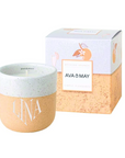 Personalisierte AVA & MAY Duftkerze aus 100% Sojawachs