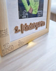 Bilderrahmen Kindergartenzeit für immer festgehalten – Mit Namen & Bild