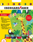 Eberhard-Faber Wachsmalkreide Duo Colori 6er