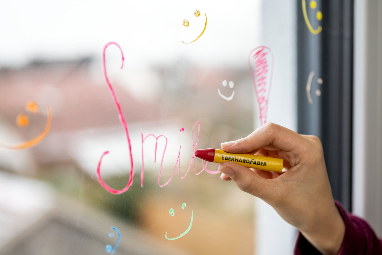 Eberhard-Faber Wachsmalkreide Fenster 12er Etui