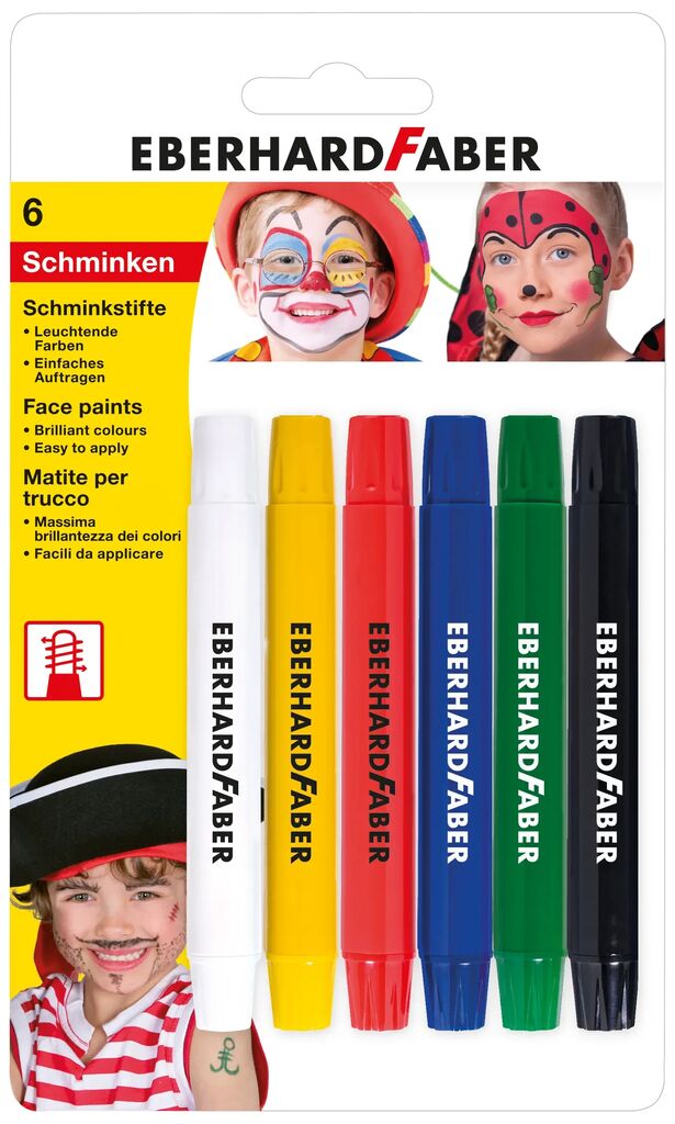 Eberhard Faber Schminkstifte drehbar 6er
