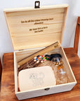 Ausmalbox Tiger - Geschenkbox befüllt