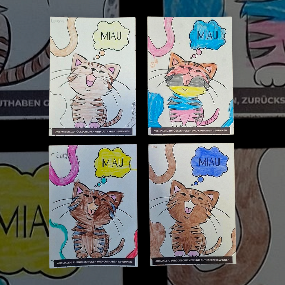 ausmalbider creativ community cats
