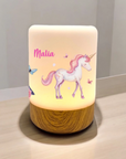 wunderschönes Einhorn Nachtlicht für Mädchen personalisiert mit Namen