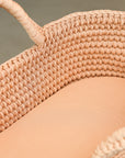 2 in 1 Babywiege & Beistellbett Mokka