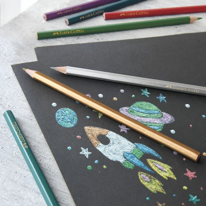 faber-castell metallic 10er etui