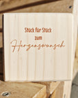 Holzspardose Safarizug