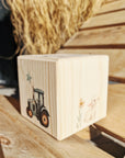 Holzspardose Bauernhof