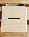 Holzspardose Safarizug