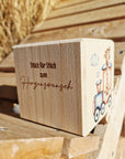 Holzspardose Safarizug