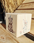 Holzspardose Waldtiere