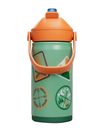 Camelbak Thrive™ Flip Straw Kids – Camp Badges 0.40l | personalisierte Kinder Thermosflasche aus Edelstahl