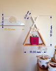 Toniebox Bundle: Personalisiertes Tippi-Regal + Magnet-Wolkenregal Regenbogen