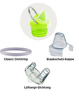 Trink-Verschluss von Camelbak Klean Kanteen Kinder Trinkflasche mit Staubschutz-Kappe.