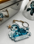 Schulstart Set Schildkröte personalisiert mit Lunchbox, Trinkflasche & Schlüsselanhänger