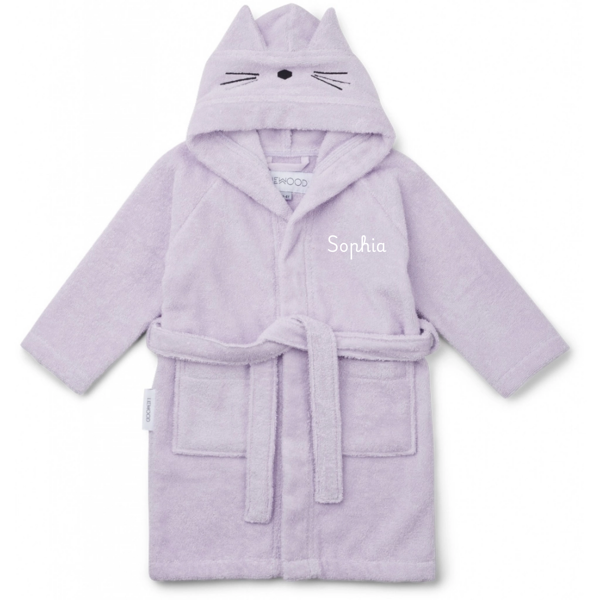 bademantel lily cat lavender liewood