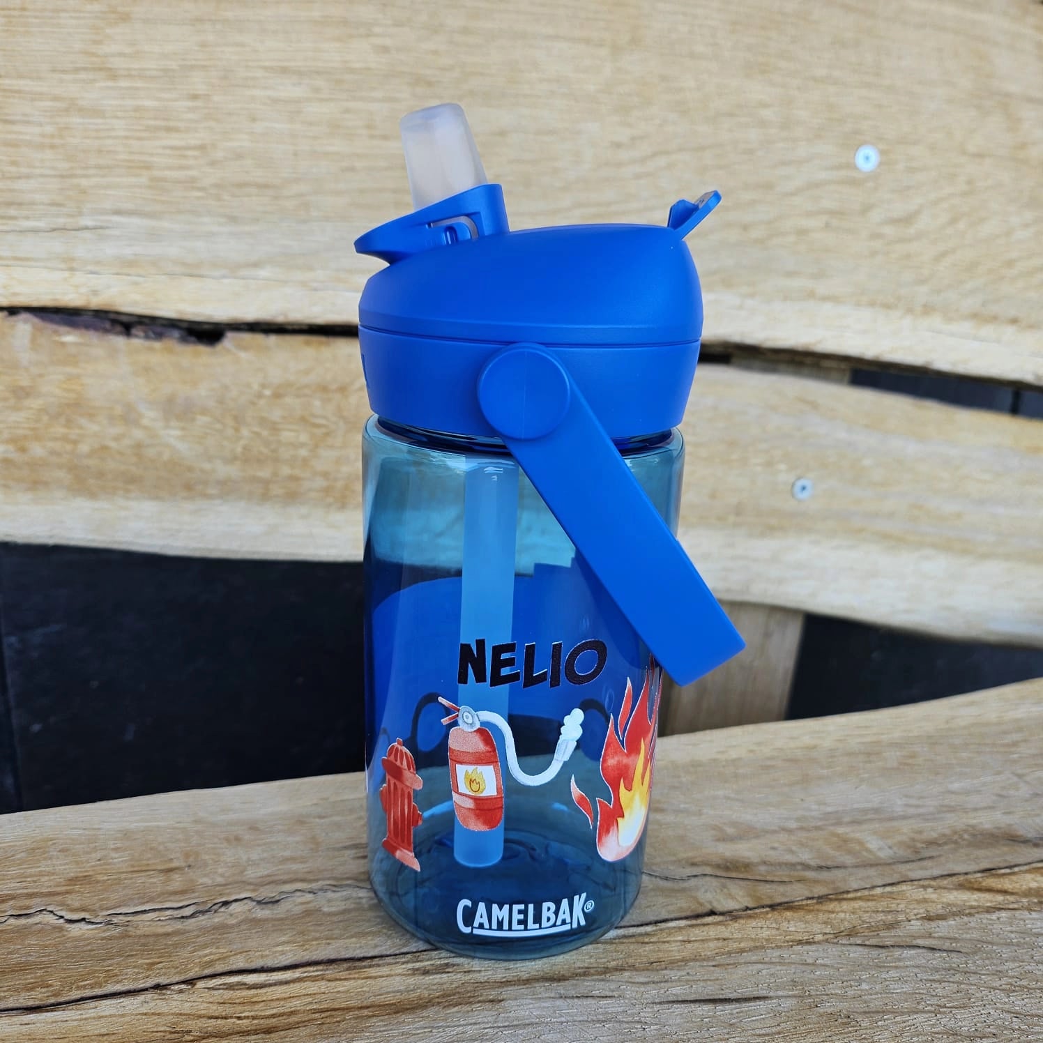 Camelbak Kinder Trinkflasche Feuerwehr mit Namen 0,4l