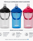 Camelbak Kinder Trinkflasche Bagger mit Namen 0,4l