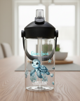 clear camelbak trinkflasche mit unterwasserwelt bedruckt